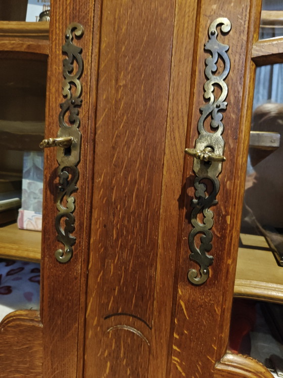 Armoire Vitrine Louis XV Chêne Français – Bibliothèques, Wood, Glass (photo 5 of 5)