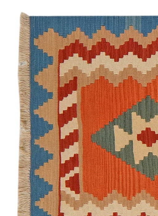 Hand-woven kilim gashgai 298 x 88 cm