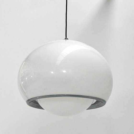 Image 1 of Suspension White Bud par Studio 6G pour Guzzini, années 1970