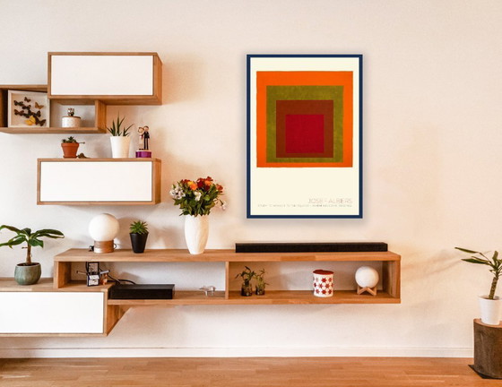 Image 1 of Josef Albers – Studie zu einer Hommage an den Platz – Herzlich willkommen, 1953/1955 – Plakat 70x100 cm