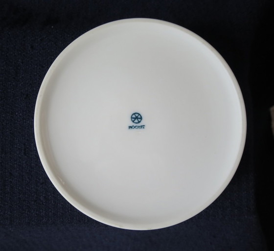 Image 1 of Doos met deksel Höchst (Höchster Porzellanmanufaktur) Witte adelaar