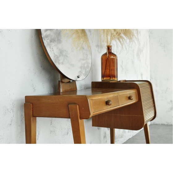 Image 1 of Vintage teak and oak dressing table