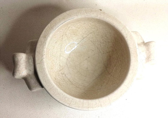 Image 1 of Art Deco bowl by Paul Bonifas, signed and numbered. Width 24 cm