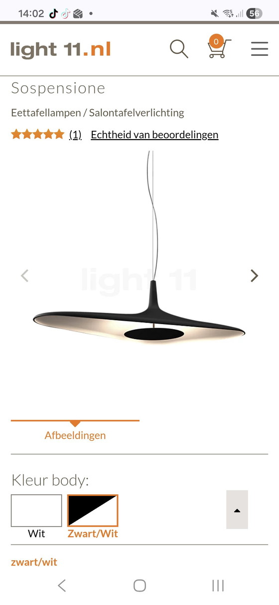 Image 1 of Luceplan Soleil Noir pendant lamp