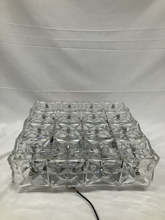 Image 1 of Lampada da soffitto vintage in cristallo Kinkeldey Leuchten esclusiva!