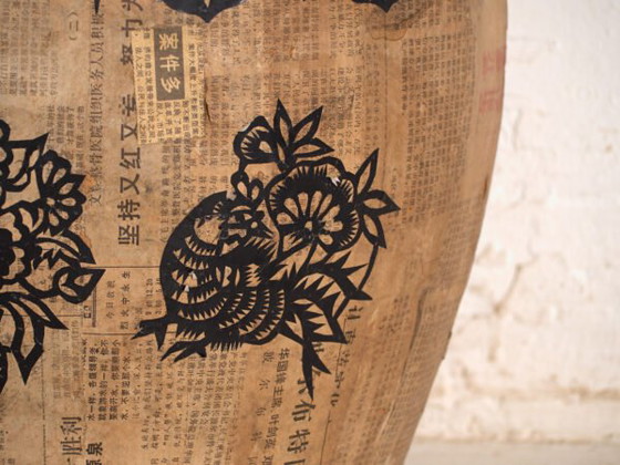 Antique Chinese papier-mâché container – China, circa 1900 – Decorative Objects, Rustic (photo 24 of 40)
