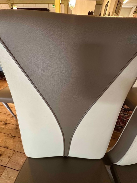 Image 1 of Luxueux ensemble de 6 chaises de salle à manger vintage Formenti