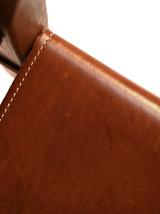 Image 1 of Een paar Scandinavische leren safaristoelen