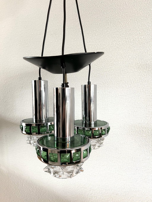 Lampada a cascata gigantesca dell'era spaziale