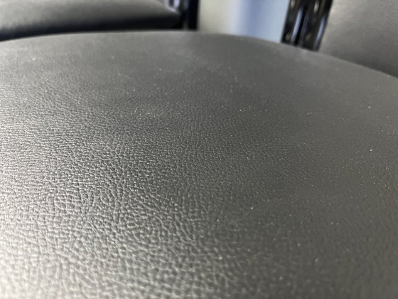 Image 1 of Postmodern lacquered wood italian dining chairs, 1980s