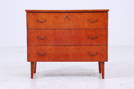 Image 1 of Vintage ladekast | Mid Century ladekast | houten opbergmeubel 60s #07-45