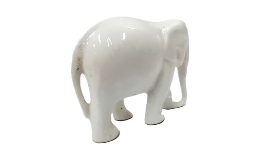 Image 1 of Statuetta di elefante in porcellana cinese d'epoca