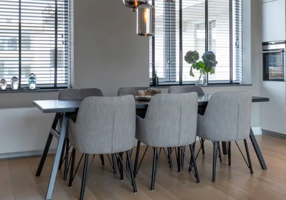 Image 1 of 6 chaises de salle à manger de luxe