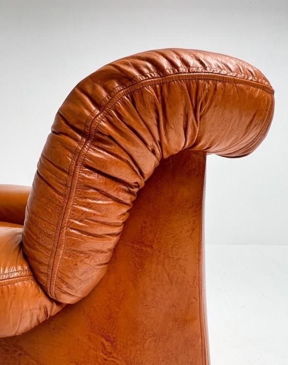 Image 1 of PelleRossi-Sessel aus cognacfarbenem Leder, 1960er Jahre