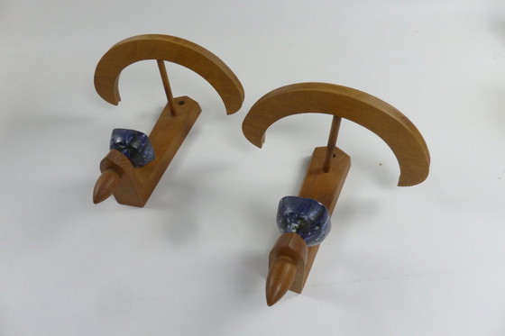 Image 1 of Guillerme and Chambron, large pair of sconces.