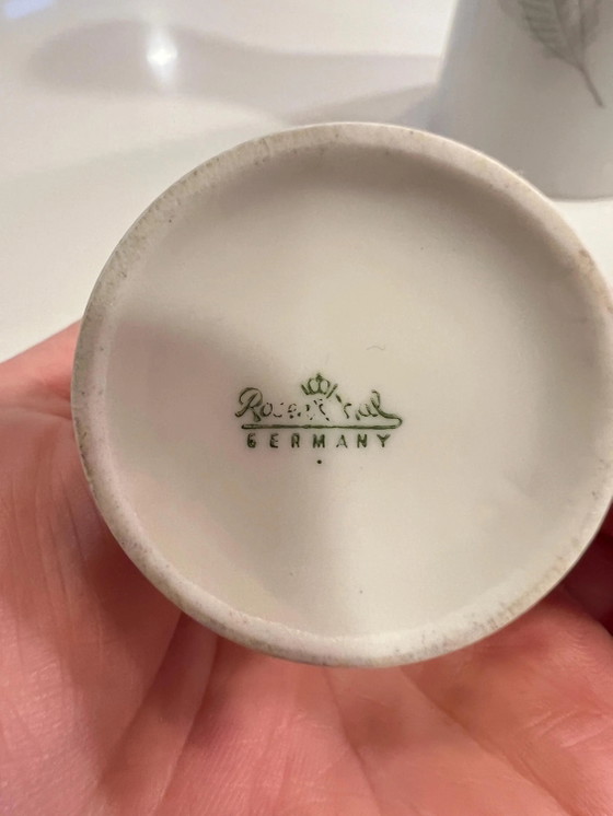 Rare Rosenthal Vase Set by Raymond Loewy | 1950s/1960s Design Classic | Mid-Century Porcelain, Small and (photo 3 of 7)