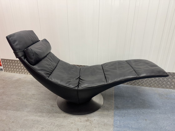 Image 1 of Italiaans design Natuzzi Lederen stoel loungestoel fauteuil