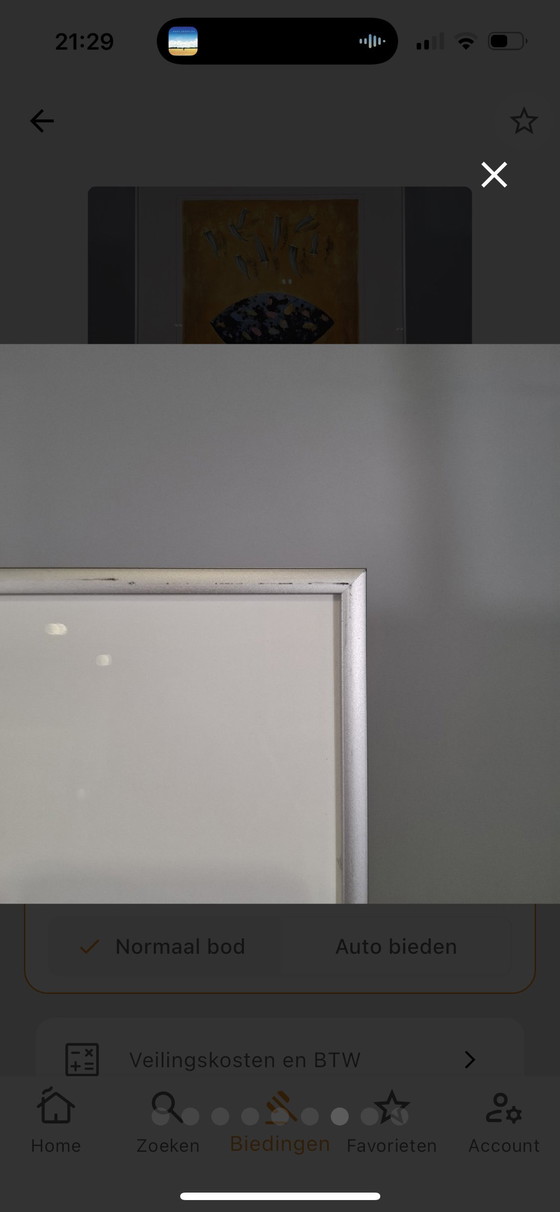 Image 1 of Serigrafía de Lon Buttstedt 85x67 Piedras sagradas del fuego