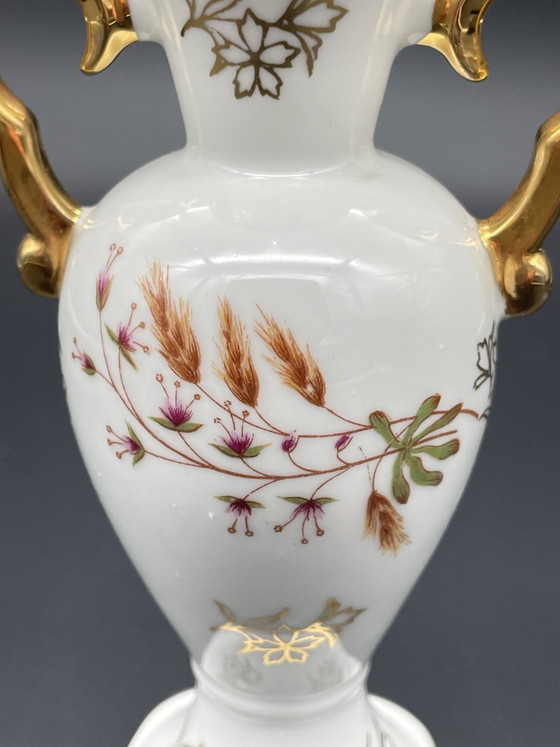 Vaso Vintage Limoges Porcelaine d’Art con Manici Dorati – Limoges-Porzellan, Vasi (photo 6 of 9)
