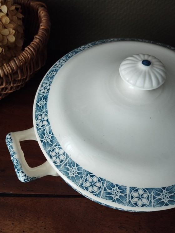 Image 1 of Longchamp "René" ijzerstenen soepterrine