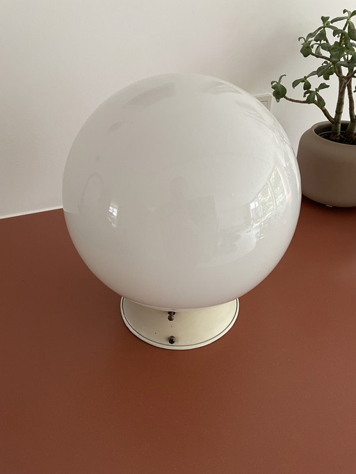 Vintage real glass large sphere ceiling lamp