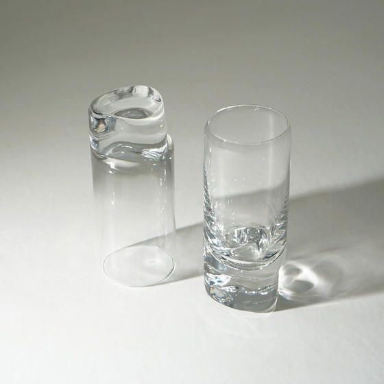 Image 1 of 8 “Pitagora Highball” glasses by Marco Zanuso for Arnolfo di Cambio, 1970s