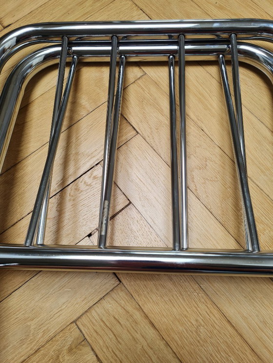 Image 1 of Chrome magazine rack, Zack Design, 1980s