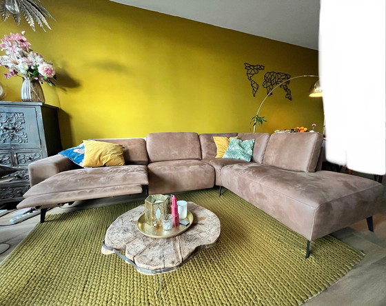 Image 1 of Elegante taupe hoekbank – uitstekende staat