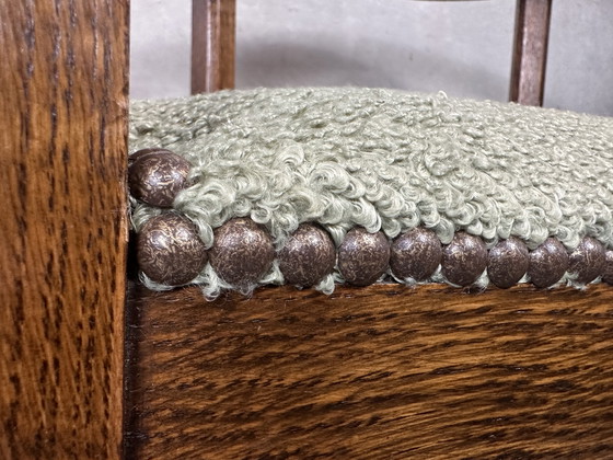 Image 1 of Originele art deco stoel - eik 