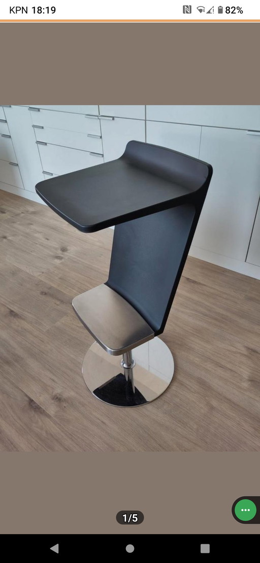 Johanson design bar stool 'pur' Scandinavian