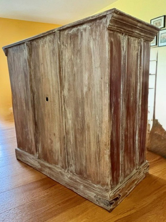Antique Indian Solid Wood Chest of Drawers | Hand-Carved Unique Piece (photo 5 of 5)