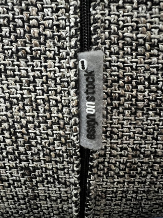 Image 1 of Design on stock bloq hoekbank stof grijs vos bank modern
