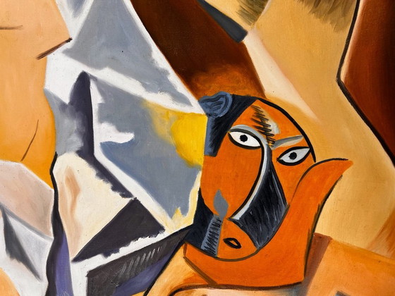 Image 1 of Les Demoiselles d’Avignon - Pablo Picasso - oil on canvas (rolled up)