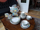 4-piece tea set and 4 cake plates D. Hafner ROSENTHAL