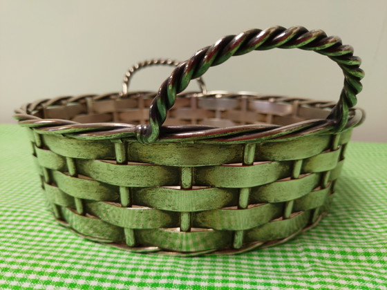 Image 1 of Panier à pain plaqué argent