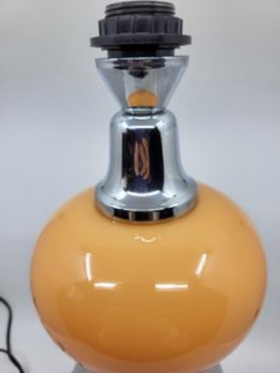 Image 1 of Lampe Diderot Delmas aus Opalglas Frankreich 1970