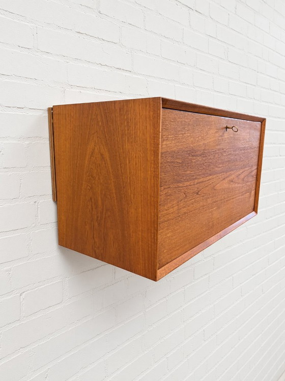 Mobile bar in teak di Poul Cadovius per Cado, anni '60 – Credenze, Wood (photo 5 of 10)