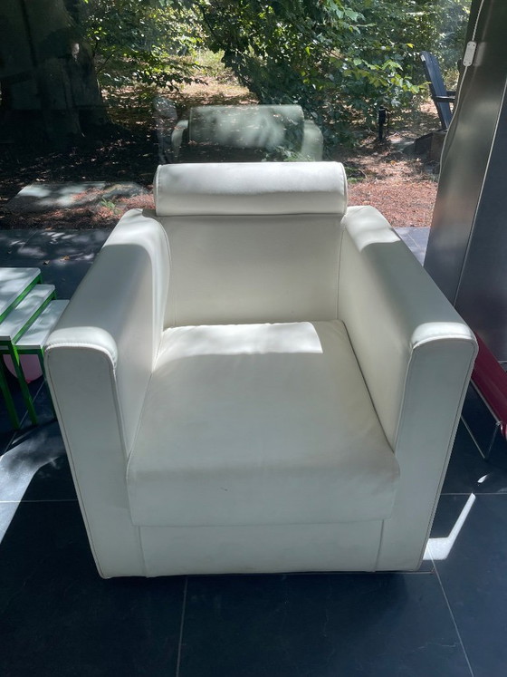 Elegant paar Domingo Salotti loungestoelen – Gemaakt in Italië – Fauteuils, Leather (photo 5 of 10)