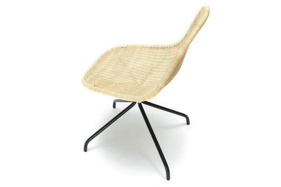 Edwin Chair Natural – feelgood designs, Sillas auxiliares, Metal, Rattan (photo 3 of 5)
