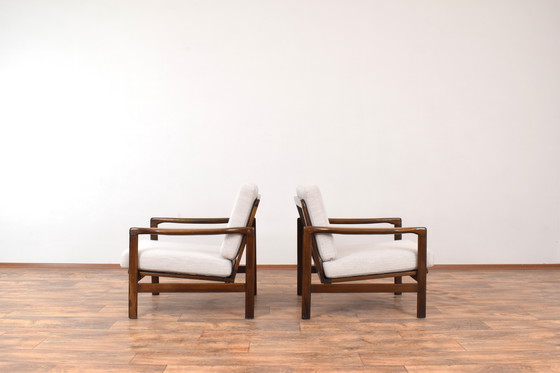 Image 1 of Mid Century Loungestoelen Door Z. Bączyk, 1960S, Set Van 2