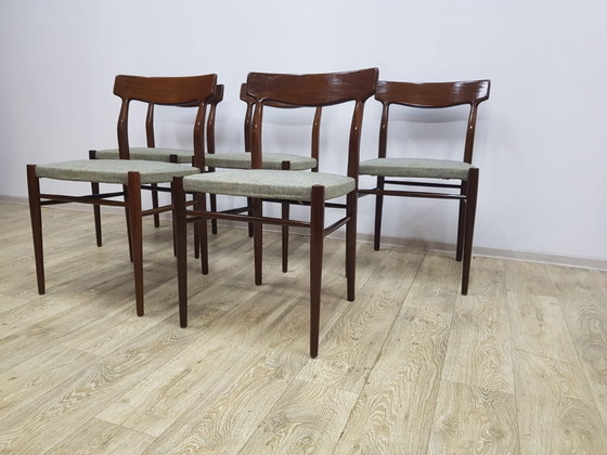 Chaises Mid-Century No. 603 de Lübke, années 1960, Lot de 5 – Chaises de salle à manger, Mid Century Modern (photo 14 of 17)