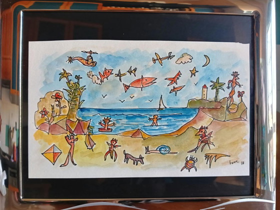 Work by Massimo Tosco – Watercolor on paper (23x14 cm) – Paintings & Drawings (photo 3 of 5)