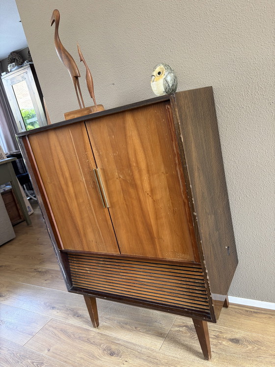 Image 1 of Vintage Philips TV Cabinet Lowboard Cabinet from the 60s