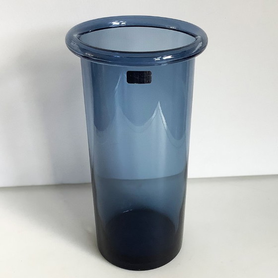 Image 1 of Vintage Glass Vase Juno From Markku Salo Nuutajarvi Finland