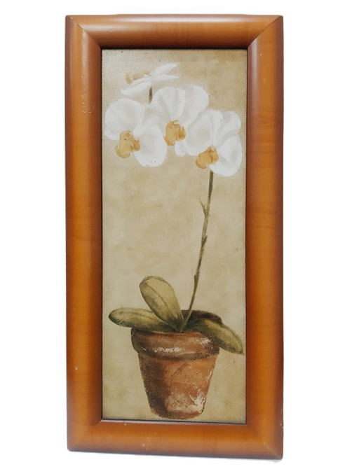 Dipinto ad olio su tela con cornice d'epoca