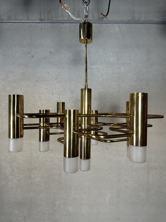 Image 1 of Vintage Design Chandelier - Boulanger