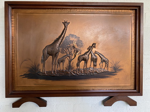 Dennis Thomson copper wall artwork