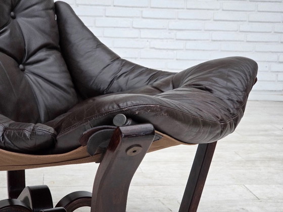 Image 1 of 1970s, Norwegian design by Jim Myrstad, loungechair, model "Viking".