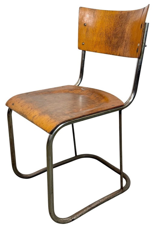 Chaise d'atelier vintage, années 1960