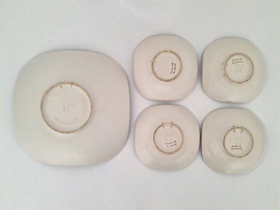 Vaisselle vintage Dümler & Breiden années 70, Objets déco, Céramique, Crème, Rustic (photo 3 sur 12)
